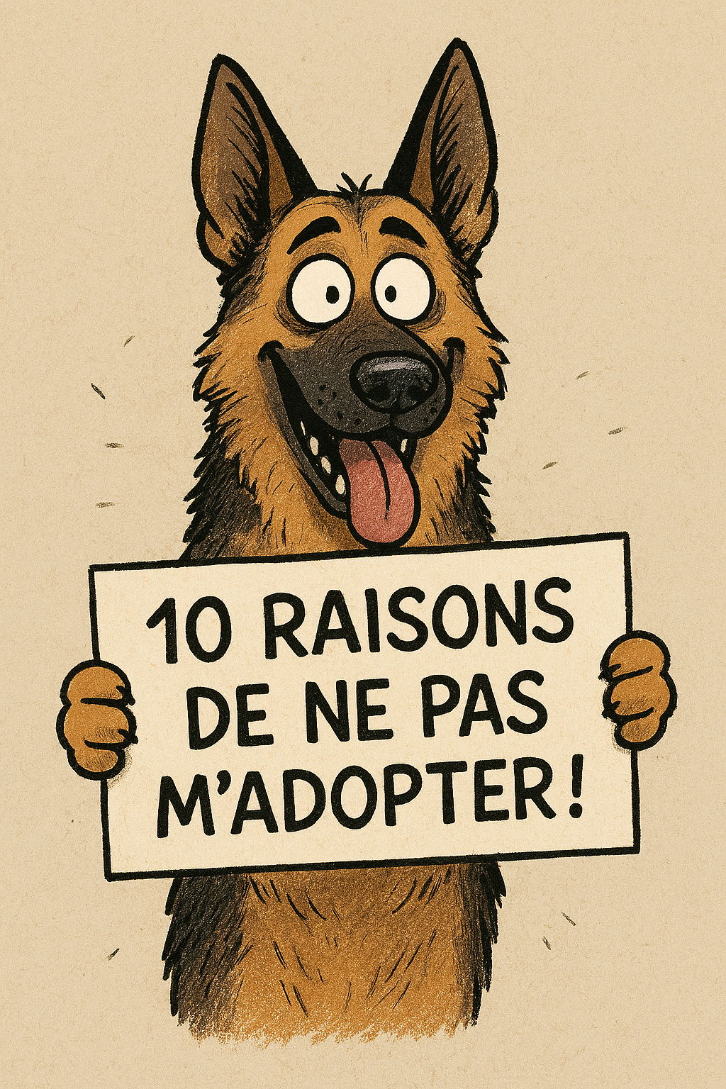 10 bonnes raisons de NE PAS adopter un Berger Allemand