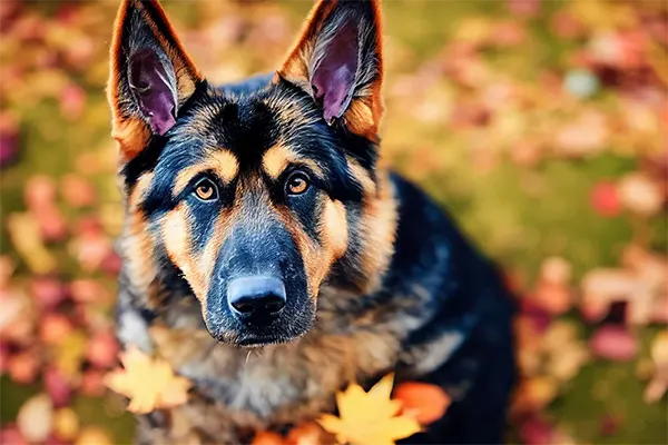 Le berger allemand imaginé par l'intelligence artificielle MidJourney