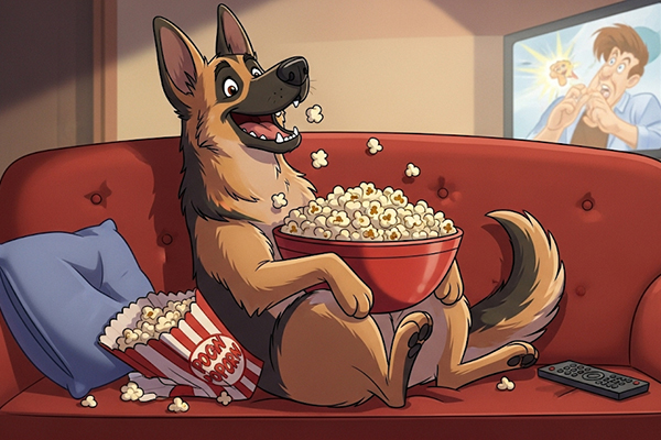 Quand un Berger Allemand déjoue la ruse de son maître pour une friandise 