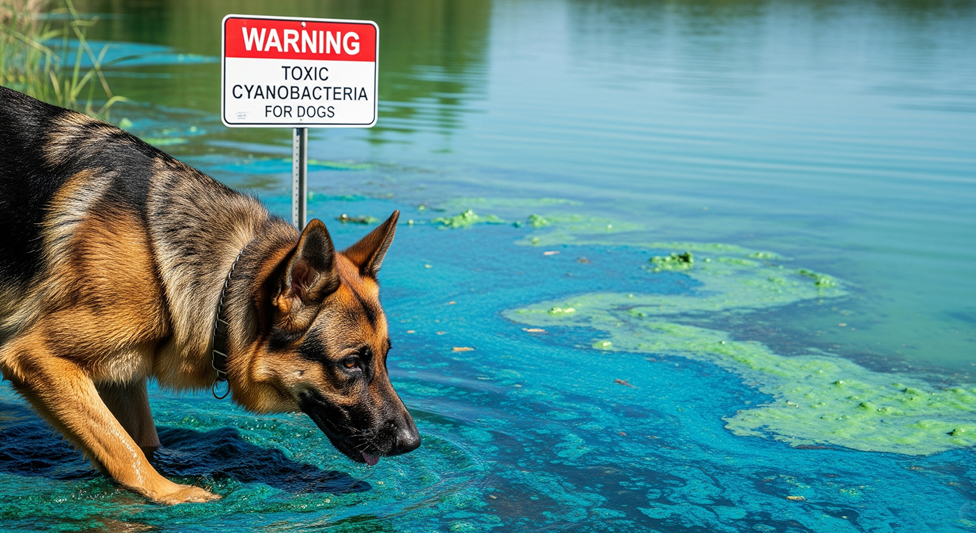 cyanobacteries chien danger