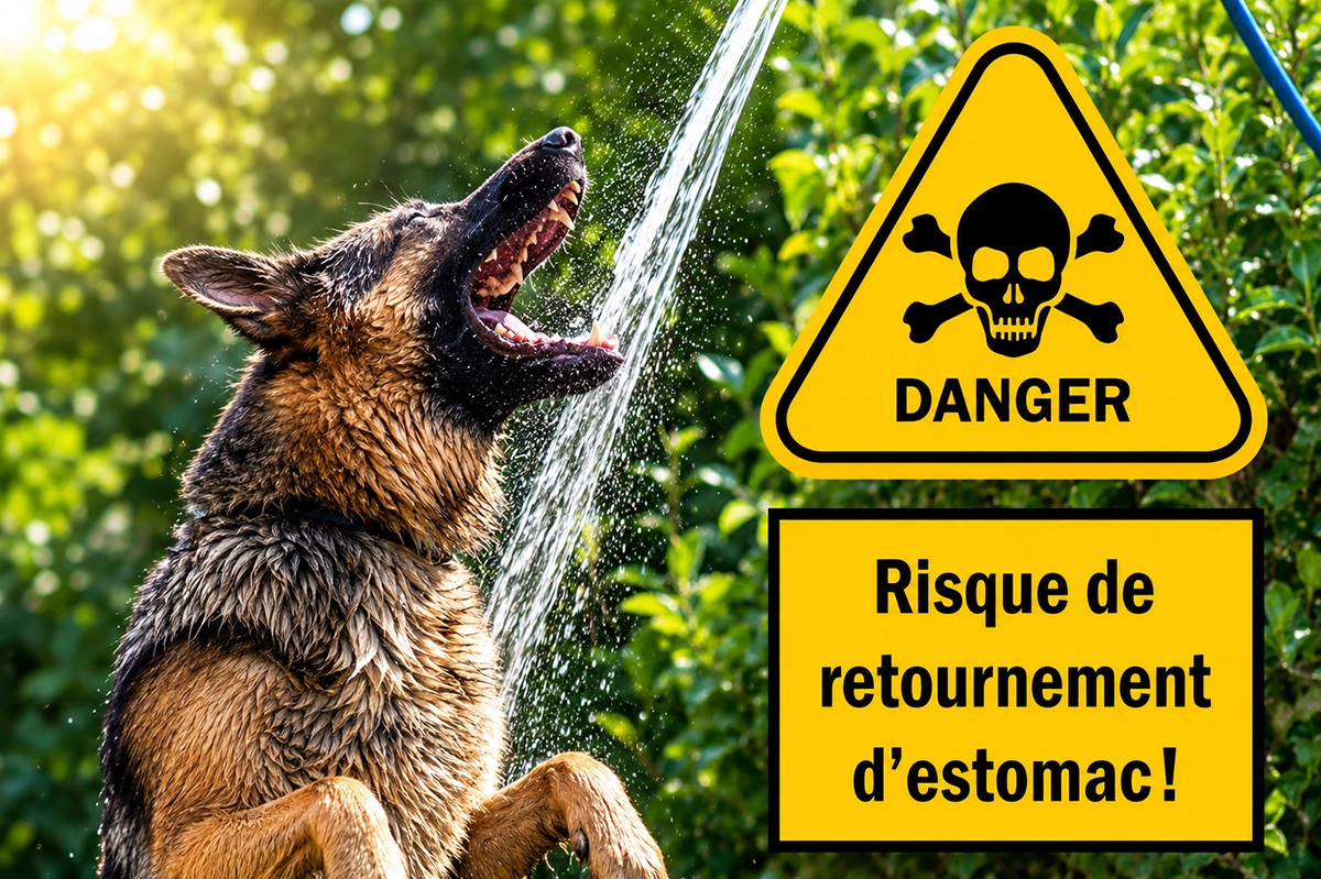 Jeu du tuyau d'arrosage et autres jeux d'eau : un danger méconnu pour les chiens !