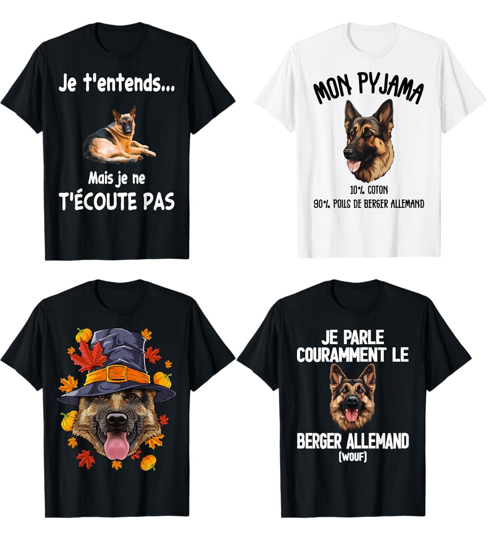 goodies t-shirt berger allemand humoristique