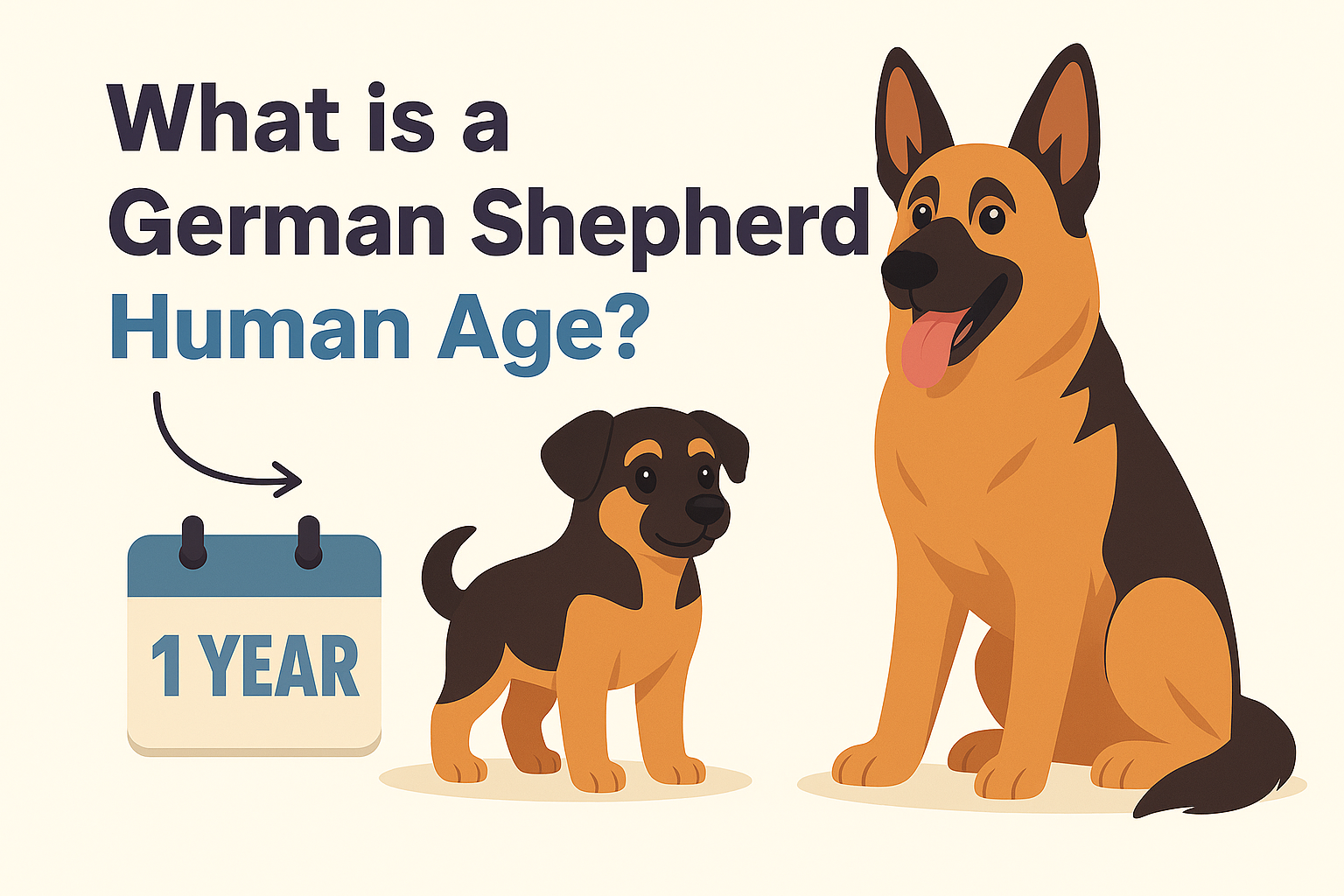 human age german shepherd