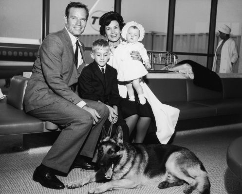 charlton heston family