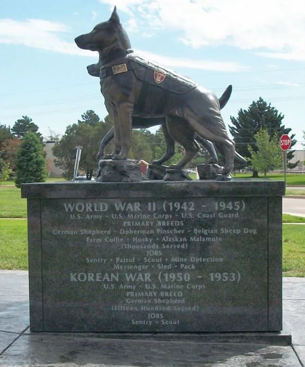 memorial chien de guerre colorado