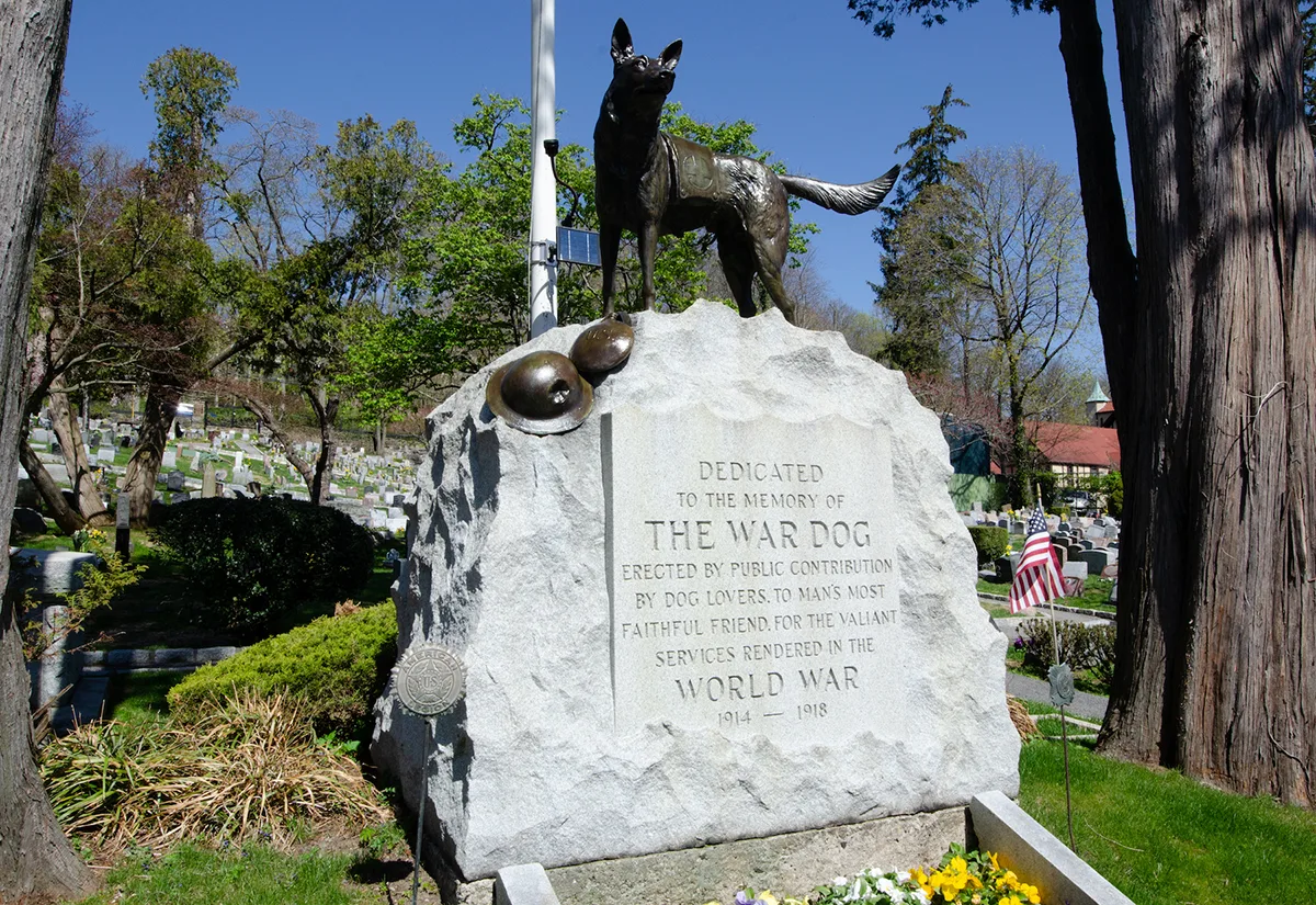 memorial chien de guerre new york