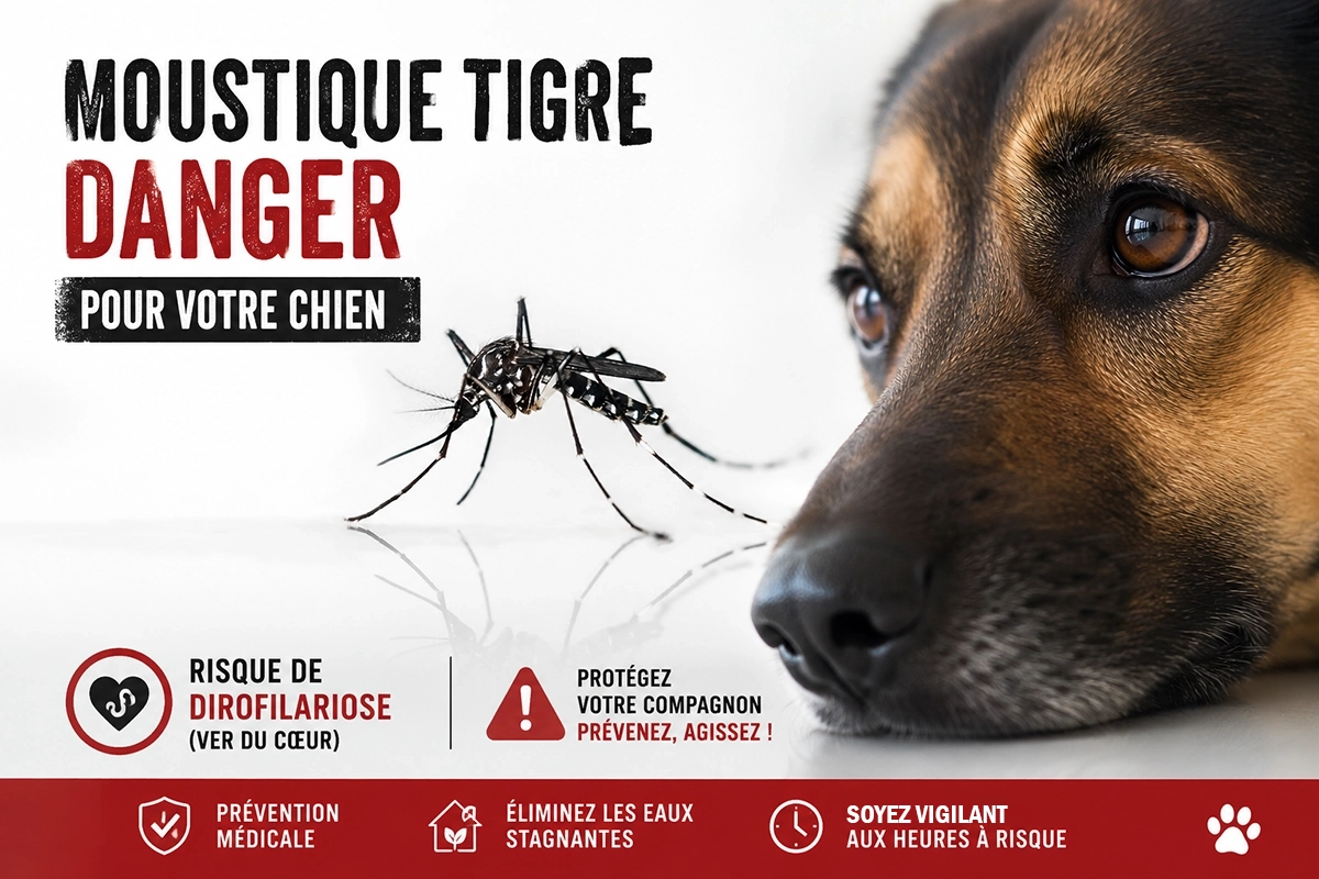 Moustique tigre et santé canine : les dangers cachés pour votre chien