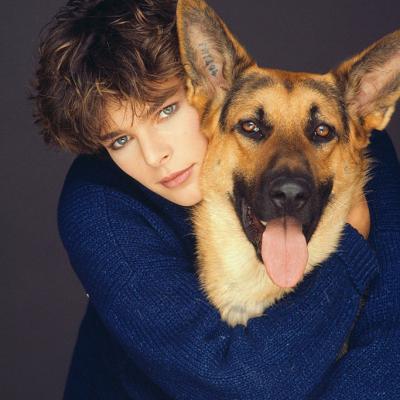 Stephanie De Monaco Et Son Berger Allemand