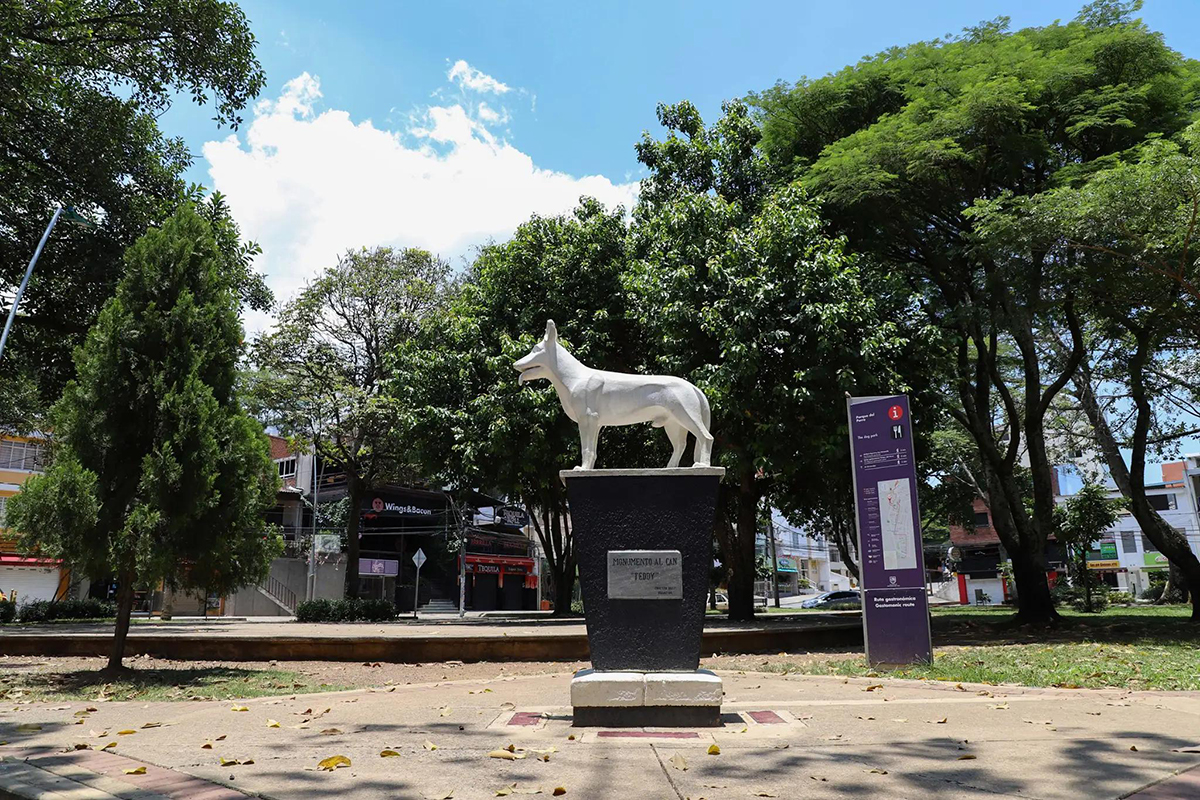 Teddy, le Berger Allemand qui a donné son nom au Parque del Perro